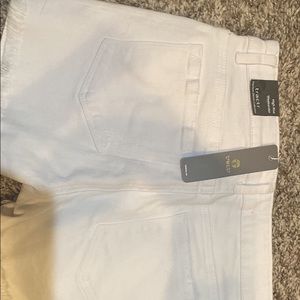 New High Ride Weekender White Shorts